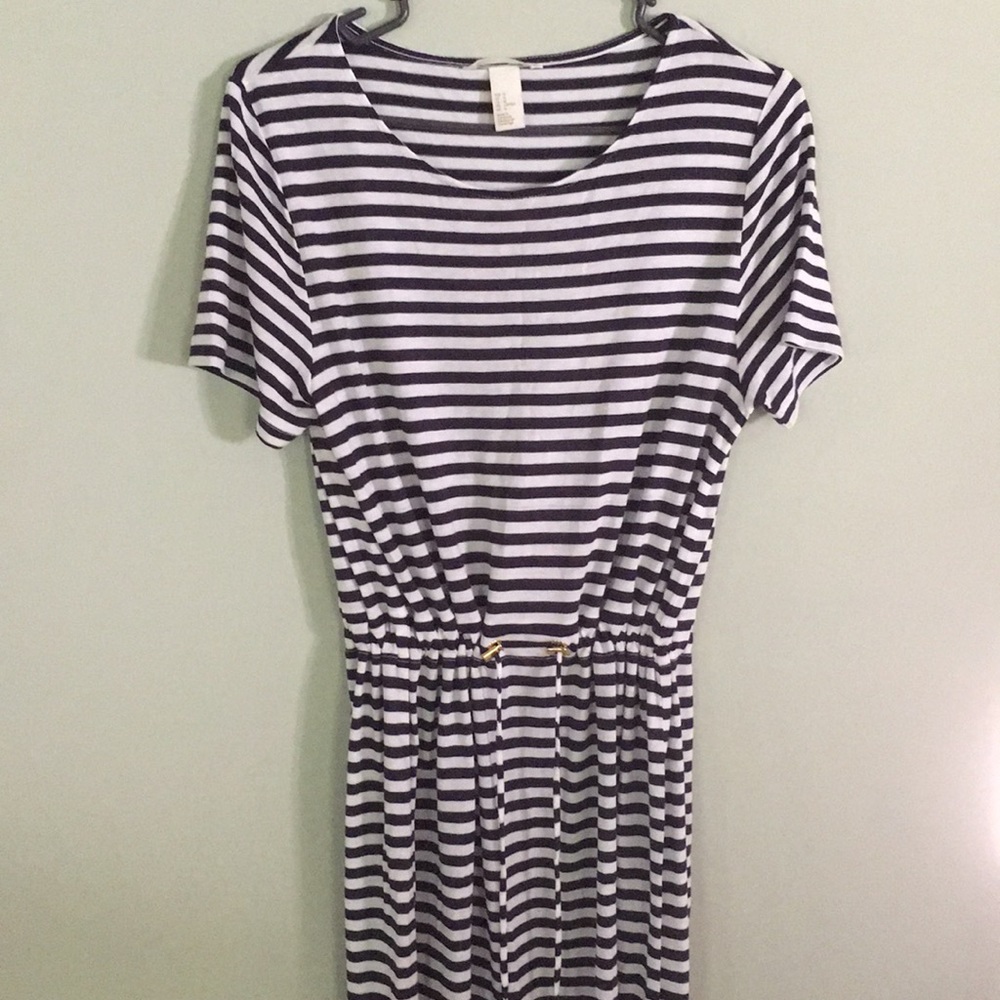 H&M ⚓️ Nautical • Blue & White Stripe • Dress